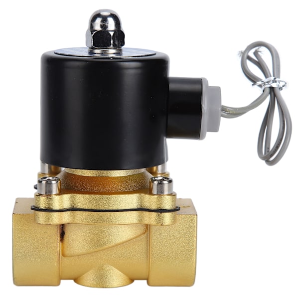 Messing Elektrisk Solenoidventil Følsom Respons Normalt Lukket Luftventil til Automatisering Udstyr AC220V