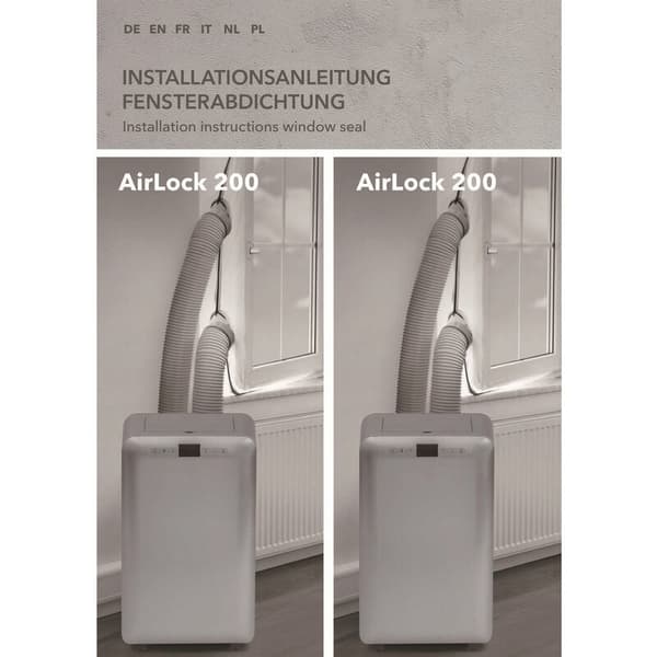 Window Seal Kit for Casement Windows, Easy Installation Universal AC Replacement with Air Exchange Protection, Durable PVC Material