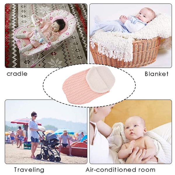 Baby Piger Drenge Wrap Swaddle Tæpper Nyfødt Spædbarn Strik Blød Modtagelse Tæpper