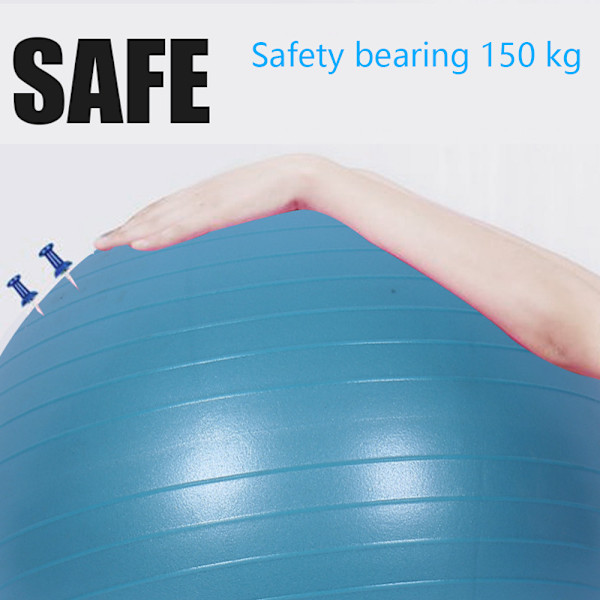 Träningsboll – Stabilitetsboll för Hem, Yoga, Gym, Fysioboll, Schweizisk Boll, Fysioterapi
