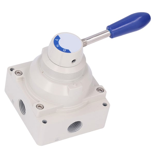 Luft Håndventil Rotationsgreb 2 Positioner 4 Vejs Pneumatisk Flowkontrol Switch Tilbehør 4HV410-20