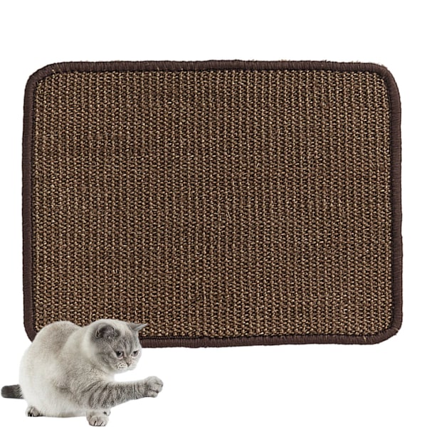 Kattekradsematte, Naturlig Sisal Kattekradsematte, Horisontal Kattegulvskradsematte, Beskyt Sofa og Tæpper