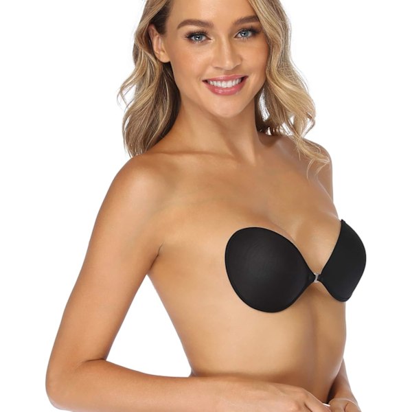 Push-up Strapless Självhäftande Plunge BH Osynlig Rygglös Klibbiga BH:ar