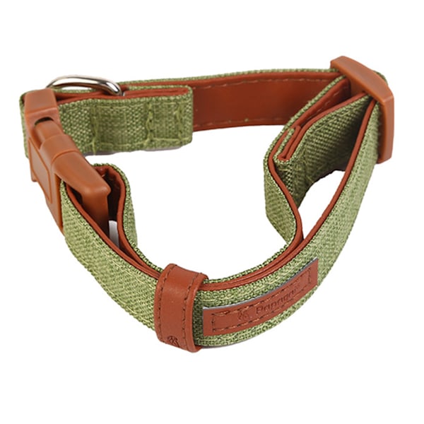 Bekväm krage, mjukt kohuddrar hundhalsband för alla raser, reflekterande kardborreband
