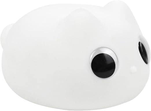Rechargeable Bedside Lamp - Cat Shaped Night Light | Bedroom Lamp with Long-Lasting Battery (D)