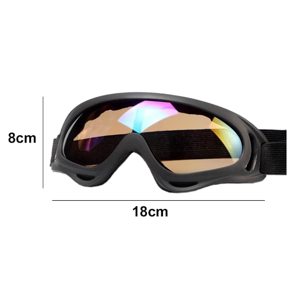 Goggles, Vindtäta Cykelglasögon för Utomhus, Skidglasögon med Sandskydd