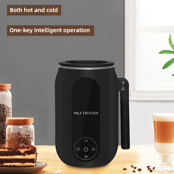 Elektrisk melkeskummer Automatisk varm og kald skummaker og melkevarmer for Latte Cappuccino Macchiato EU-plugg 220V