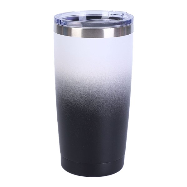 Rustfrit Stål Tumbler som set | Vakuum Isoleret Flaske med Flex Låg og Strå til Kolde og Varme Drikkevarer