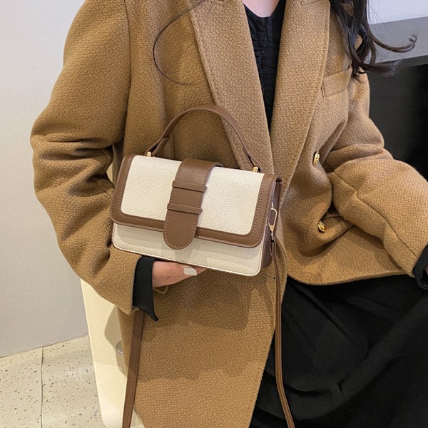 Damer Handväska i konstläder Messenger Bag Läderplånbok Dammode Axelväska