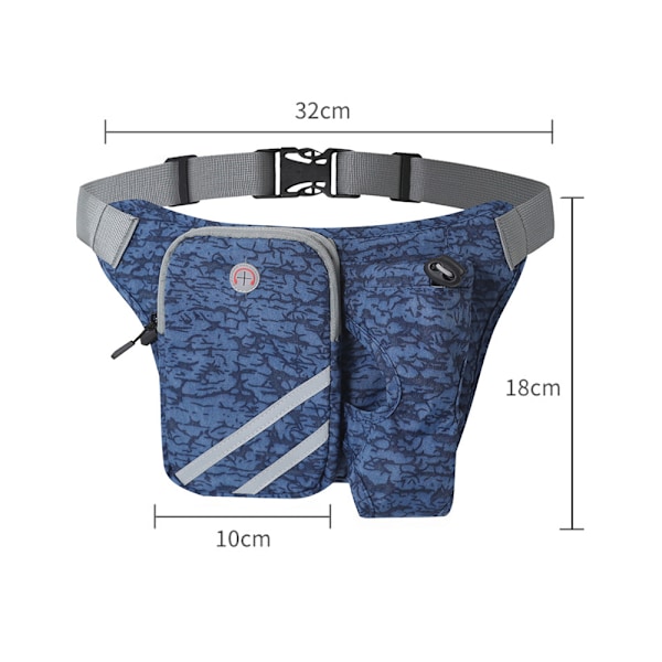 Lätt Löpningsmidjeväskor Hydration Bälte med Flaskhållare, Ingen Studs Löpningsmidjeväska, Löpningsbälte Justerbar Storlek Passar för Jogging