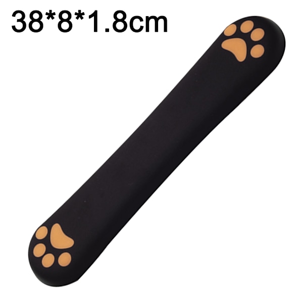 Handledsstöd för tangentbord, bekväm minnesskumfyllning, halkfri, söt kattklo - 38 cm