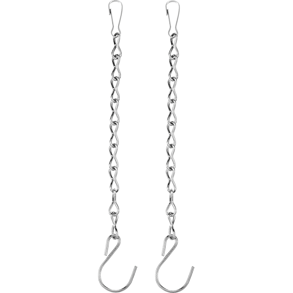 Hängande korgkedjor, 2-pack hängkedjor, metallväxtupphängningar, blomkrukkjedjor för blomkorgar, krukor, fågelmatare, fågelburar