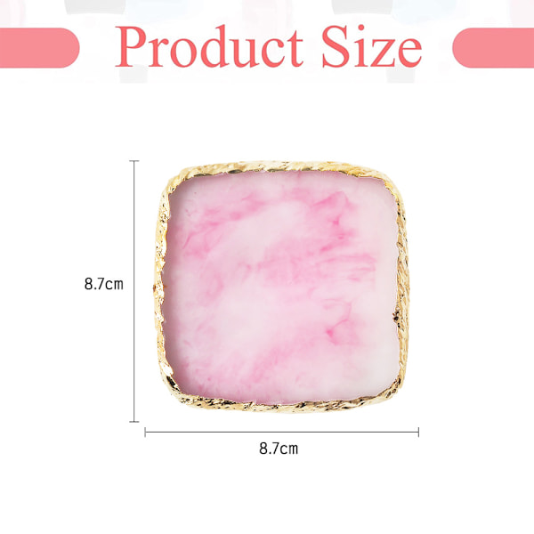 2 Stykker Neglekunst Paletter Negleblandingspalette Polish Farveblandingsplade Harpiks Negleholder Neglekunst Display Kosmetikblanding Værktøjer