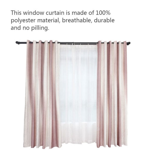 100% polyester randig fönstergardin skärm Sovrum Vardagsrum