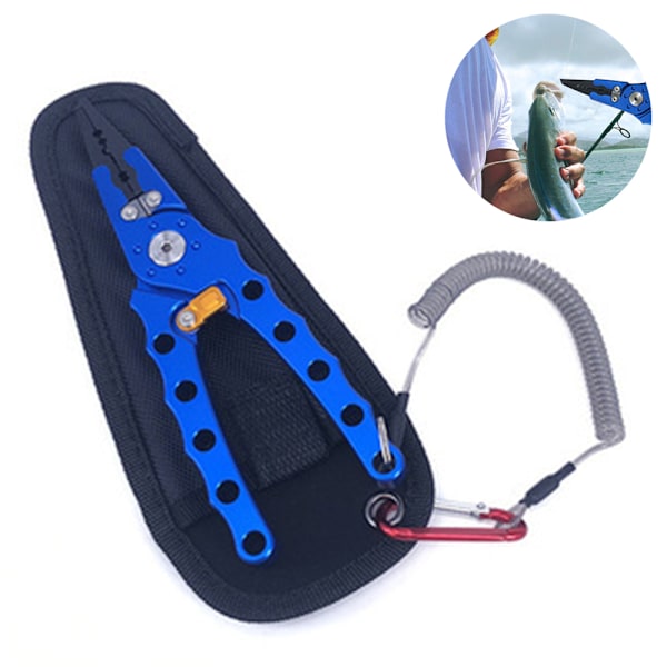 1 st Fiske Tång Verktyg, Fiske Verktyg Set, Bärbar Fiske Tång & Fisk Grepp Set Läpp Grepp Grip Kroken Avlägsnare Verktyg för Sportfiskare