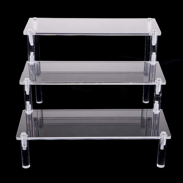 Transparent, Akrylhylla, Trapphylla