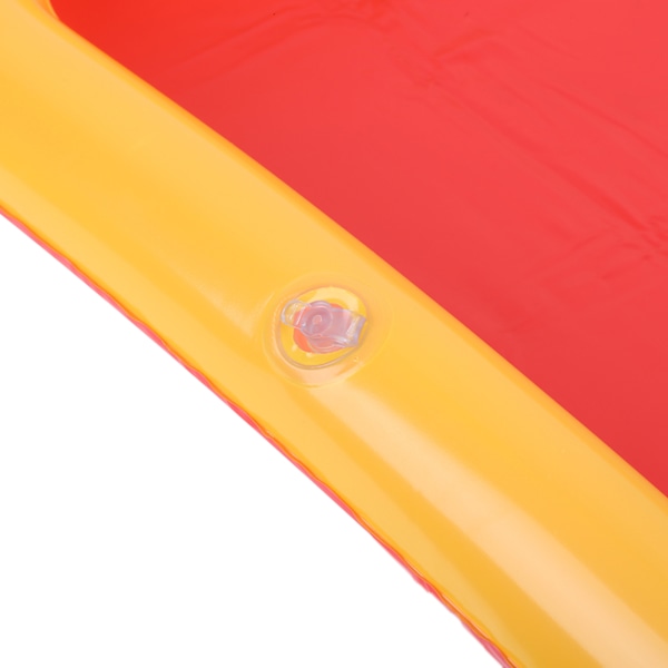 Uppblåsbar Plastkudde Inomhus Sandlåda Lek Sand Leksakstillbehör 60 x 45cm Röd