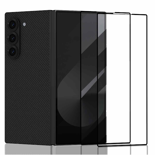 2-Pak Samsung Z Fold 6 Skærmbeskytter - Hærdet Glas 9H - Super kvalitet 3D