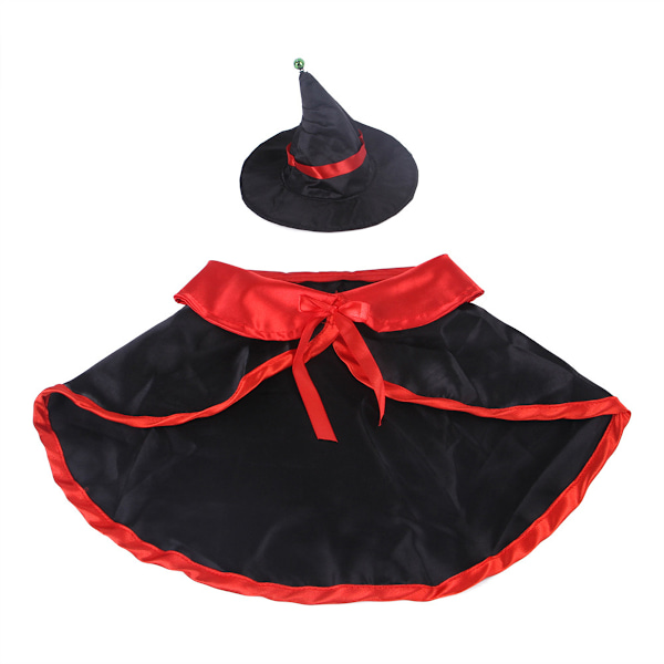 Halloween-kissanpuku Vampyyriviitta Noitamyssy Säädettävä Lemmikin Puku Tarvikkeet Lemmikin Viitta Puku Kissalle Kanille Pienelle Eläimelle