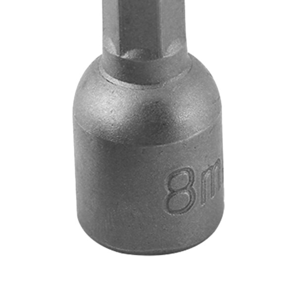 10-pack 1/4\" Skaft Metric Hex Socket Magnetisk Mutterdragare Set för Elborrar