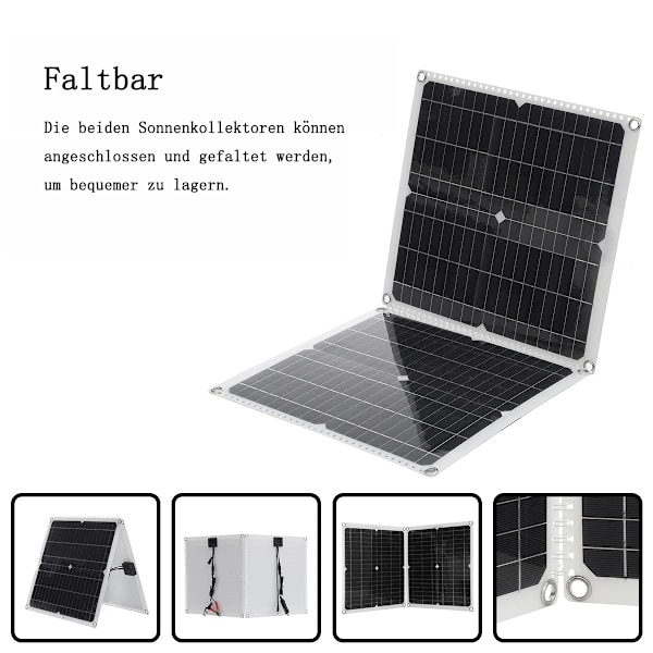 SOLPERK Solar Panel Kit 50W 12V, Solar Batteri underhållsladdare underhållare + Uppgradering Vattentät Controller + Justerbart fäste för Båt Bil RV