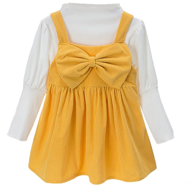 Flickor Outfit 2-delars Romper Kläder Set Flickor Jumpsuit+Kjol Outfits