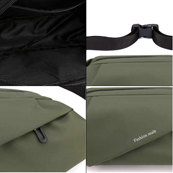 Remväska, trendig crossbody-väska, bröstväska för män, multifunktionell cykelaxelväska för kvinnor