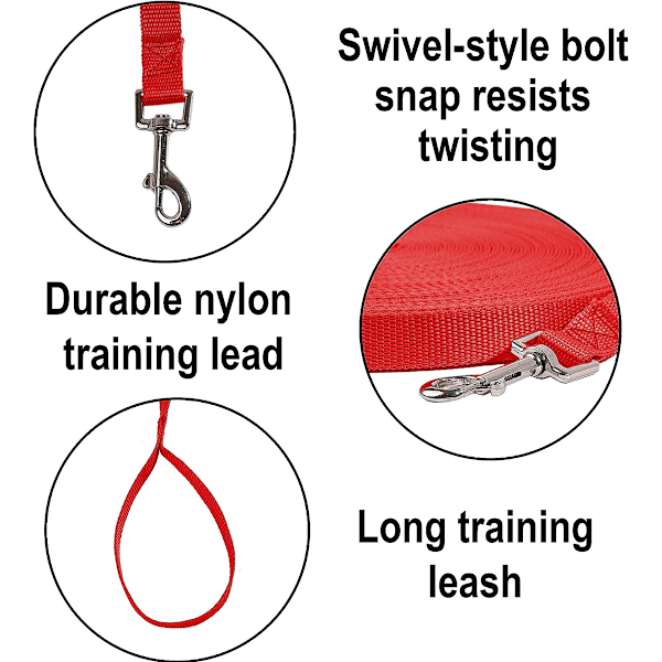Agility-line for hundetrening, treningsline, egnet for lek, camping eller hagen