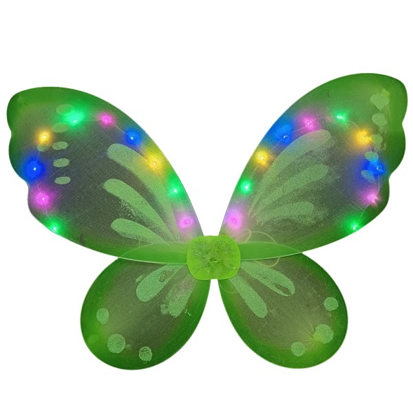 LED Dress Up Wings Blinkande änglavingar Light Up Butterfly