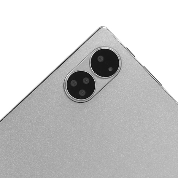 2-i-1 10,1 Tums surfplatta för Android 12 8-kärnig CPU 8 GB 256 GB 5G WiFi 4G samtalstablett med tangentbordsfodral 100‑240V Grå EU-kontakt