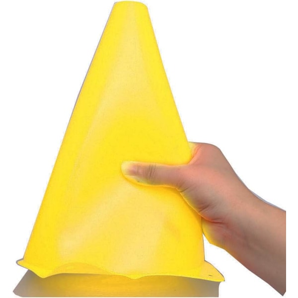 18 cm Liikennekartiot, Muoviset Urheilukartiot, Jalkapalloharjoituskartiot Ulkoaktiviteetteihin & Juhliin (5 kpl)