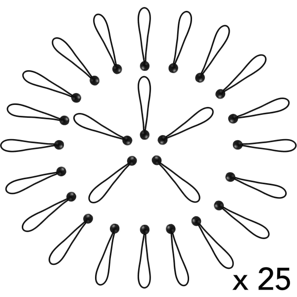 25 kpl Elastista Kiristintä Paviljongille - Pressulle - Polkupyörälle -