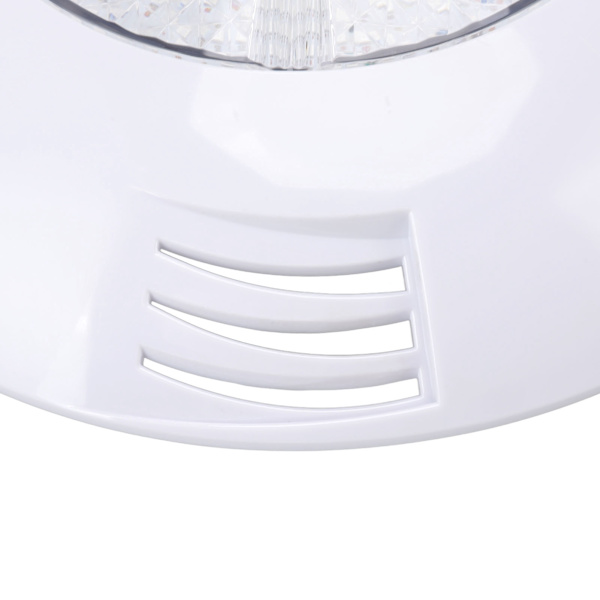 LED-poolbelysning AC12V RGB Fjärrkontroll IP68 Vattentät Hög Transmittans Hållbar ABS PC Akvarium Poolbelysning 25W