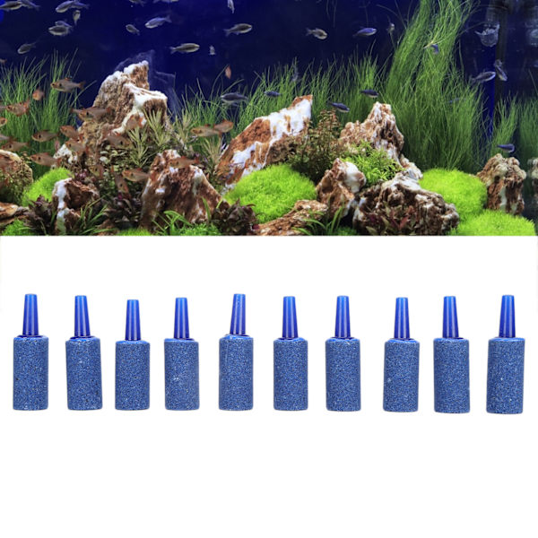 Akvarium Luftsten Cylinder Bubbelsten Syrediffusor Akvarium Tillbehör 25 X 12mm / 1 X 0.5in