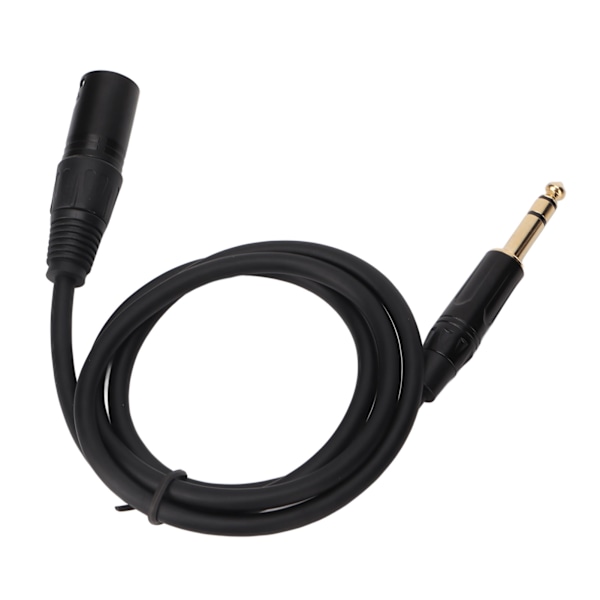 6,35 mm till XLR-kabel Han till Han 3-polig Stereo 1/4 tum till XLR Balanserad Sladd för Högtalare Mikrofon Scen 1m/3,3ft