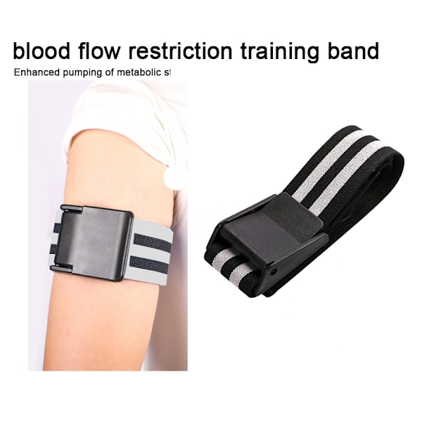 Blodflödesbegränsande träningsbälte för höftlyft, knäböj, lår, fitness