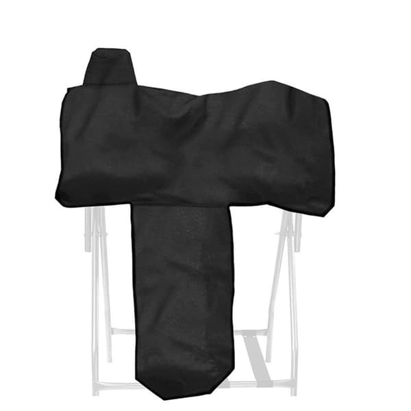 Western Horse Saddle Cover with Elastic Straps to Securely Fasten Each Corner