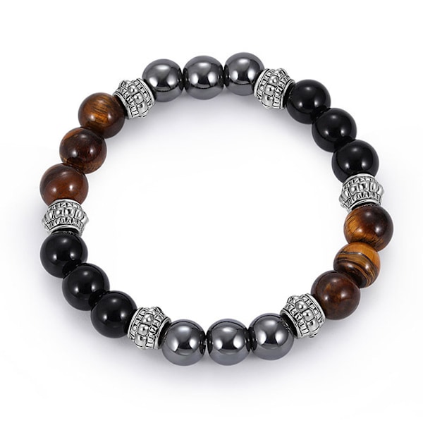 Beskyttelsesarmbånd til Beskyttelse Bringer Held og Velstand Hematit Sorte Armbånd