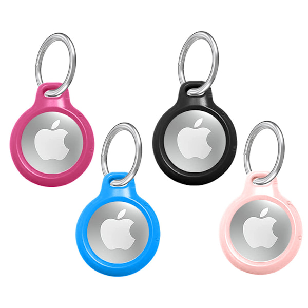 4 stycken vattentäta flytande silikon skyddande luftmärkeslåda för Apple Airtag