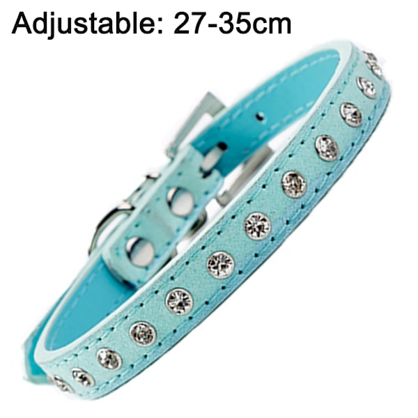 Sød, blændende, skinnende, elegant fancy ruskind med 1 række af skinnende rhinestone krystaller