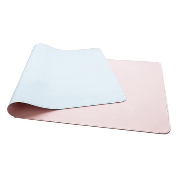 Lærskriveunderlag, Sklisikkert Kontorunderlag for Mus, Vanntett, Gratis Bandasje - 80 x 40cm
