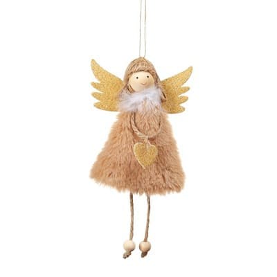 4 Julplushängande Änglar, Julhängande Dockornament
