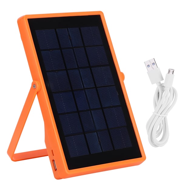Bærbar USB Genopladelig Nødlys Teltslampe Solcelledrevet Powerbank
