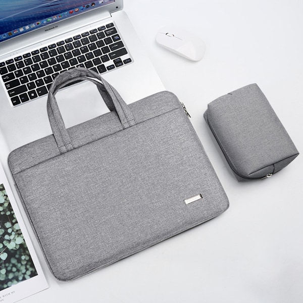 Oxford tyg laptopväska, slitstark stötsäker skyddande datorväska, multifunktionell laptopväska