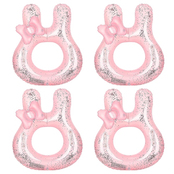 Uppblåsbara Pool Float Tubes, Djur Cartoon Form Simrings Tjock PVC Flyt Simring med Handtag Strand Pool Party Tillbehör för Barn