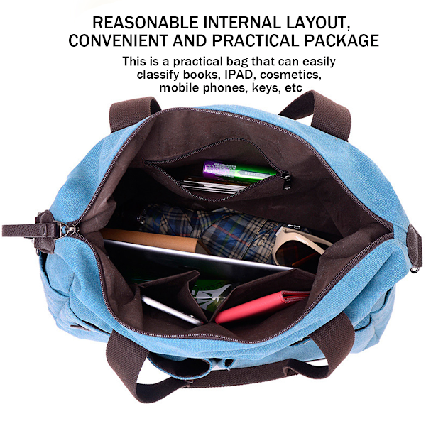 Dames Topphåndtak Satchel Håndvesker Tote Veske Skulderveske Mote Crossover Polyester Skulderveske