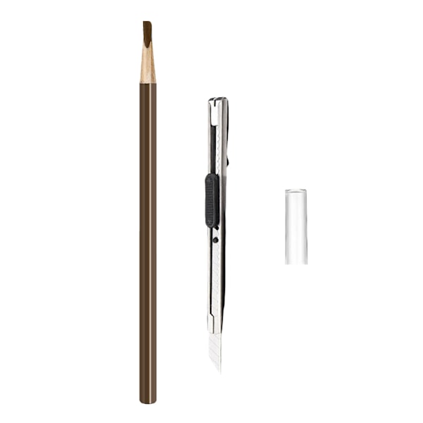 Brow & Eye Makers Brow Shaper & Eyeliner, Skapa Långvariga, Vilda Ögonbryn Med Enkelt Pennskissande