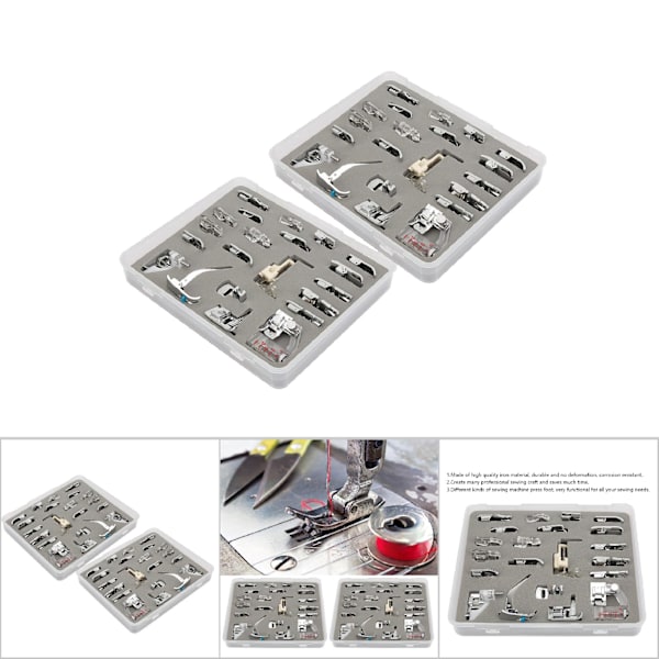 Hushålls Multifunktionell Symaskinsfot Set (42 st)