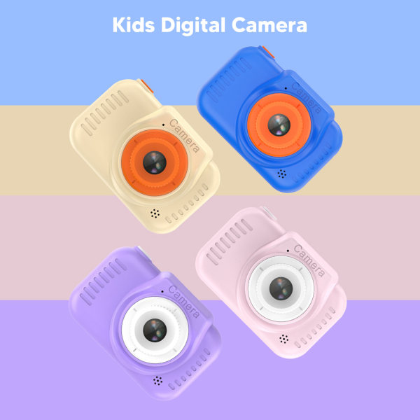 Digitalkamera för barn med 32G-kort med högupplöst dubbellins