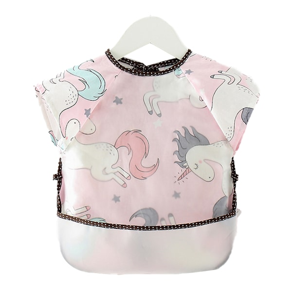 Barn Overall, Vattentät Långärmad Vändbar Kläder, Baby Äter Saker Kläder